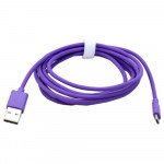 Wholesale V8V9 Micro 2A USB Heavy Duty Cable 6FT (Purple)
